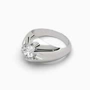 2.5 Carat Solitaire Diamond Round Radiance Ring