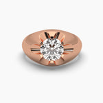 2.5 Carat Solitaire Diamond Round Radiance Ring
