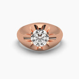 2.5 Carat Solitaire Diamond Round Radiance Ring
