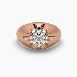 2.5 Carat Solitaire Diamond Round Radiance Ring