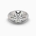 2.5 Carat Solitaire Diamond Round Radiance Ring