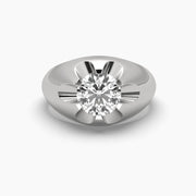 2.5 Carat Solitaire Diamond Round Radiance Ring