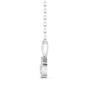 2.5 Carat Two Stone Diamond Gold Pendant