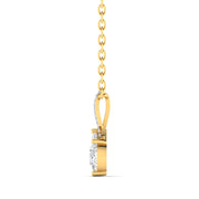 2.5 Carat Two Stone Diamond Gold Pendant
