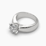2 Carat Solitaire Round Diamond  Elegance Ring
