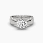 2 Carat Solitaire Round Diamond  Elegance Ring