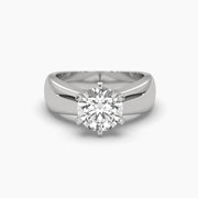 2 Carat Solitaire Round Diamond  Elegance Ring