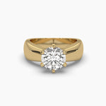 2 Carat Solitaire Round Diamond  Elegance Ring