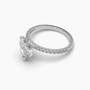 2 Carat Pear Elegance Diamond Ring