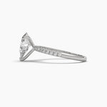2 Carat Pear Elegance Diamond Ring
