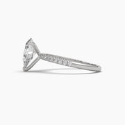 2 Carat Pear Elegance Diamond Ring