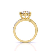 2 Carat Round Cut Diamond Centre Solitaire Ring