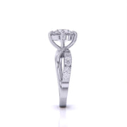 2 Carat Round Cut Diamond Centre Solitaire Ring