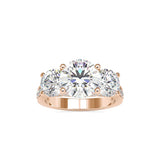 2 Carat Round Solitaire Stellar Diamond Ring