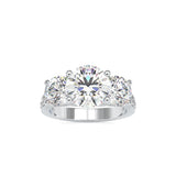2 Carat Round Solitaire Stellar Diamond Ring