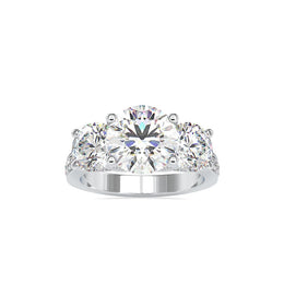 2 Carat Round Solitaire Stellar Diamond Ring