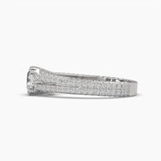 2 Carat Solitaire Diamond Cushioned Comfort Ring