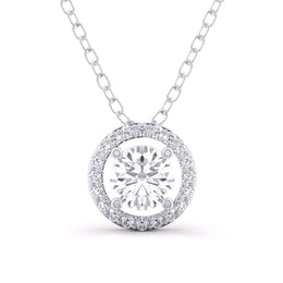 2 Carat Solitaire Pendant