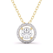 2 Carat Solitaire Pendant