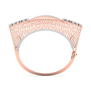 Pear Diamond Gold Cuff