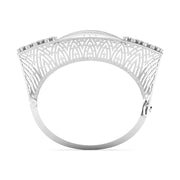 Pear Diamond Gold Cuff