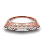 Pear Diamond Gold Cuff