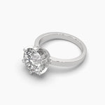 3 Carat Brilliant Solitaire Round Diamond Ring