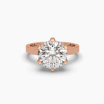 3 Carat Brilliant Solitaire Round Diamond Ring