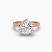 3 Carat Brilliant Solitaire Round Diamond Ring