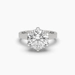 3 Carat Brilliant Solitaire Round Diamond Ring