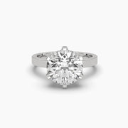 3 Carat Brilliant Solitaire Round Diamond Ring