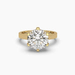 3 Carat Brilliant Solitaire Round Diamond Ring