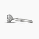 3 Carat Cushion Fancy Shape Solitaire Diamond Ring