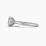 3 Carat Cushion Fancy Shape Solitaire Diamond Ring