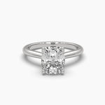 3 Carat Cushion Fancy Shape Solitaire Diamond Ring