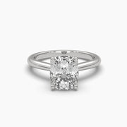3 Carat Cushion Fancy Shape Solitaire Diamond Ring