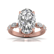 3.5 Carat Oval Solitaire Ring