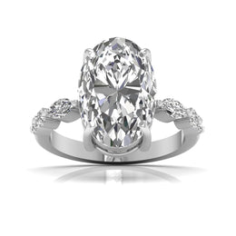 3.5 Carat Oval Solitaire Ring