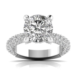 3.5 Carat Sparkle Solitaire Diamond Ring