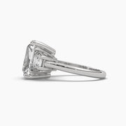 3.5 Carat Solitaire Diamond Emerald Empress Ring