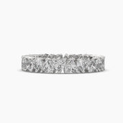Modern Heart Shape Diamond Band