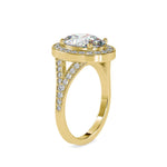 3 Carat Oval Lab Grown Diamond Engagement Ring