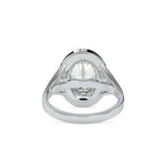 3 Carat Oval Lab Grown Diamond Engagement Ring