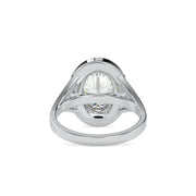 3 Carat Oval Lab Grown Diamond Engagement Ring