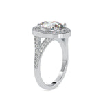 3 Carat Oval Lab Grown Diamond Engagement Ring