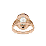 3 Carat Oval Lab Grown Diamond Engagement Ring