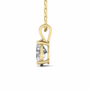 3 Carat Oval Solitaire Diamond Pendant