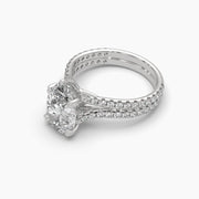 3 Carat Pear Diamond Solitaire Ring