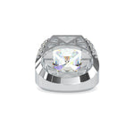 3 Carat Radiant Cut Halo Engagement Ring