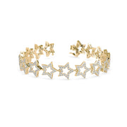 Diamond Star-Link Chain Bracelet